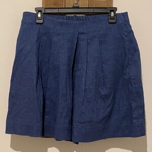 Banana Republic Gray Linen Blend Skirt